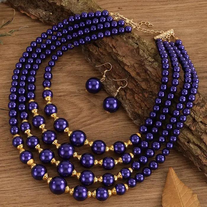 Ensemble de bijoux de mariée au nouveau design