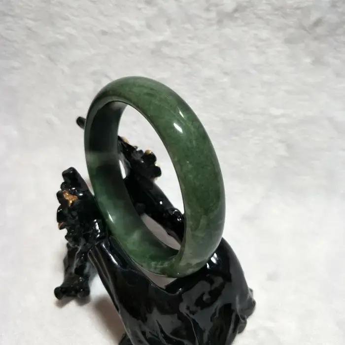 Bracelet en jadéite véritable du Myanmar pour femme