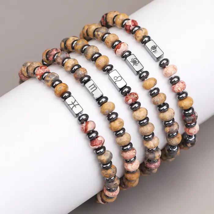 Bracelet Énergétique du Zodiaque en Pierres Naturelles