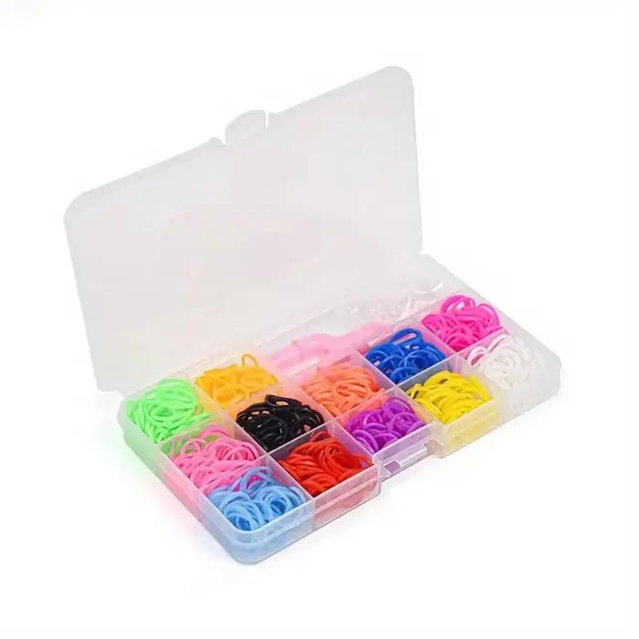 Kit de 500 élastiques pour tisser des bracelets