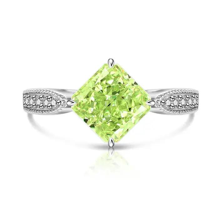 Bague en argent Sterling 925 avec fleur de glace
