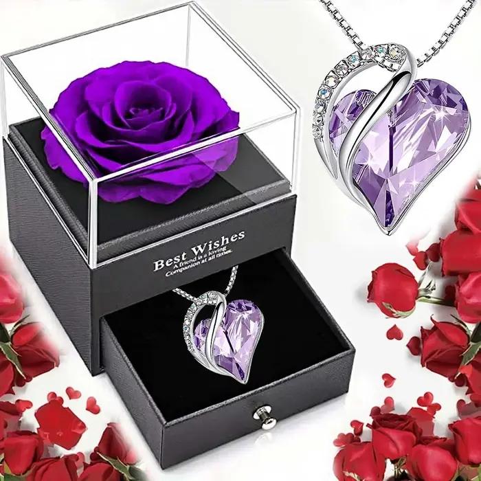 Ensemble cadeau de bijoux de collier pour femme