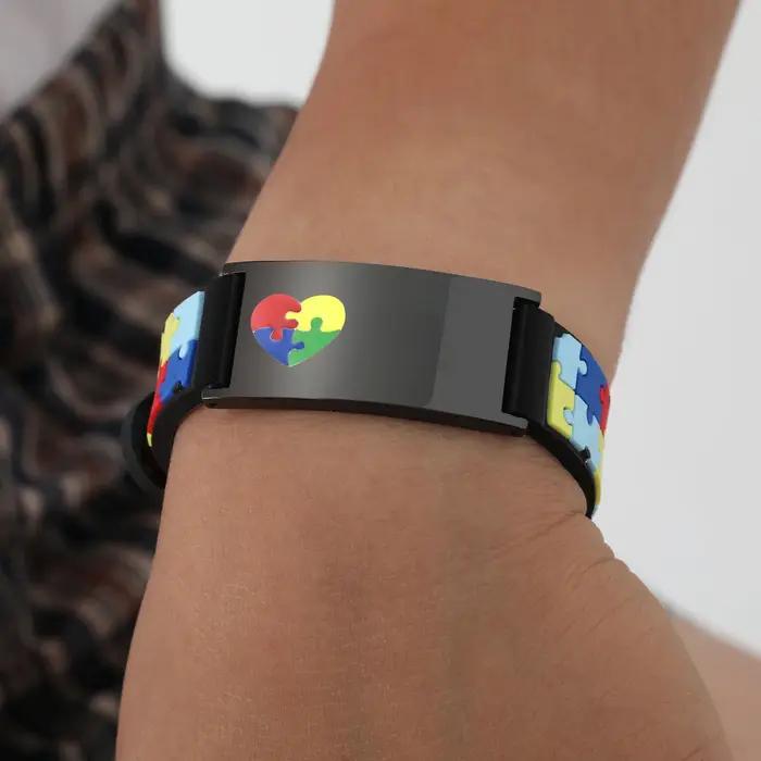 Bracelet d'autisme personnalisé pour petite fille