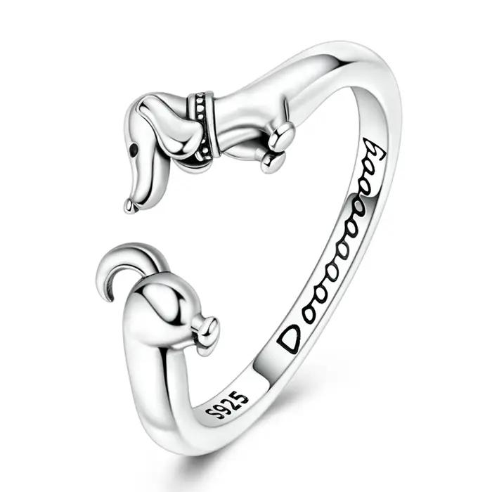 Bagues ouvertes en argent Sterling 925 pour femmes et filles, bijoux originaux, cadeaux d'anniversai
