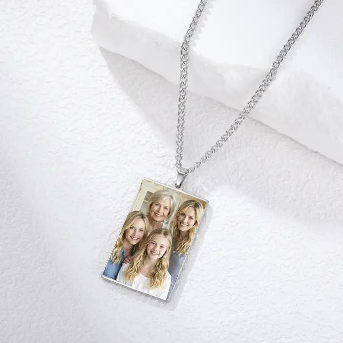 Charmant collier personnalisé imprimé en couleur