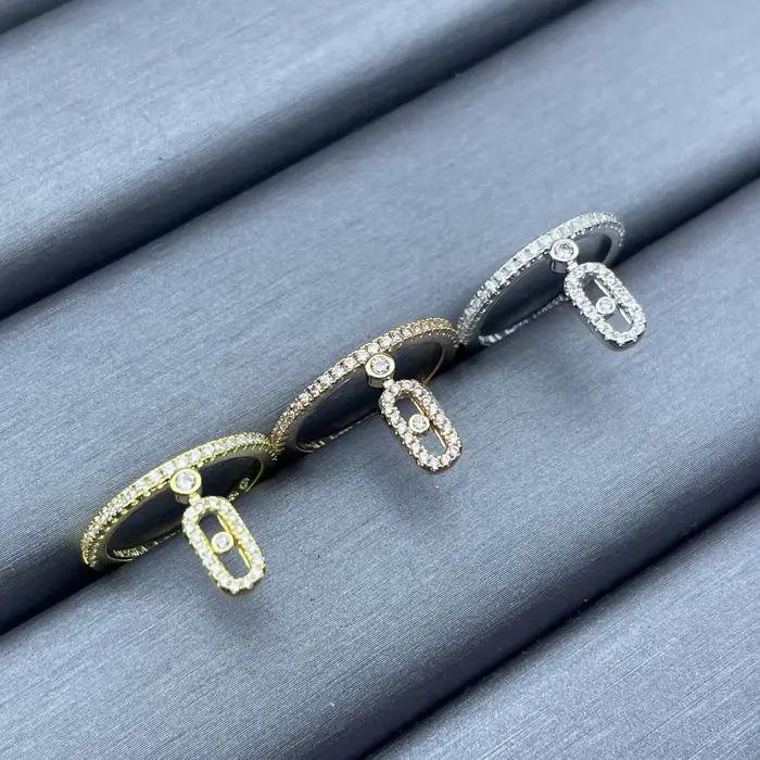 Bague élégante en argent 925 - Cadeau de mariage de haute qualité pour femme - Accessoire brillant à faire soi-même