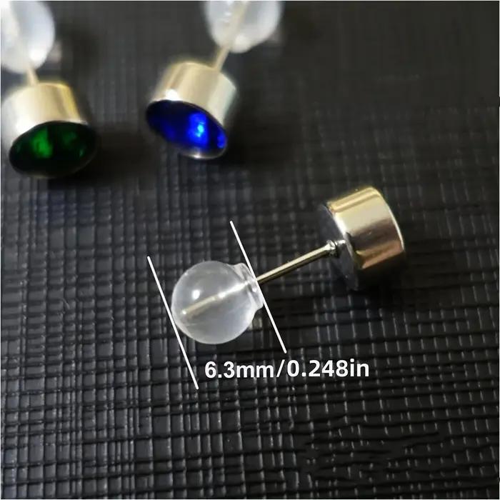 Dos de boucles d'oreilles de sécurité 100 pièces