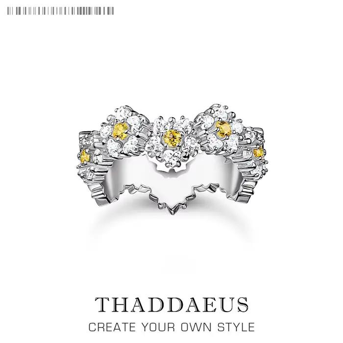 Belle bague en forme de fleur de marguerite, bijoux fins de style bohème européen pour femmes, flamb
