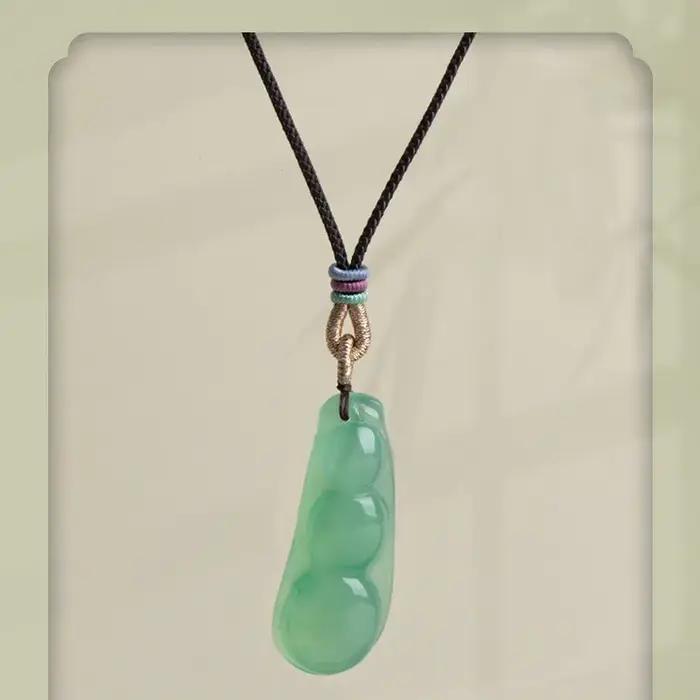 Colliers accessoires de bijoux faits à la main pendentif réglable corde collier avec perles fabrication