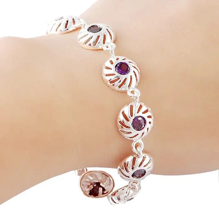 Bracelet d'amour infini pour femmes, en argent Sterling 925, à breloques en CZ transparent, accessoi