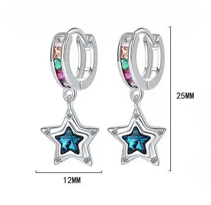 Boucles d'oreilles créoles princesse en argent 925 pour filles et femmes
