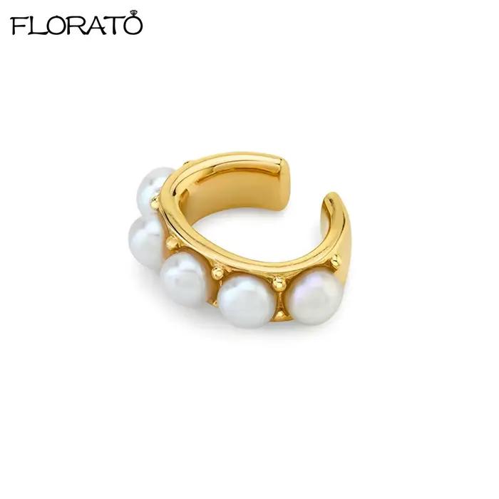 Boucles d'oreilles clip en forme de C pour femmes
