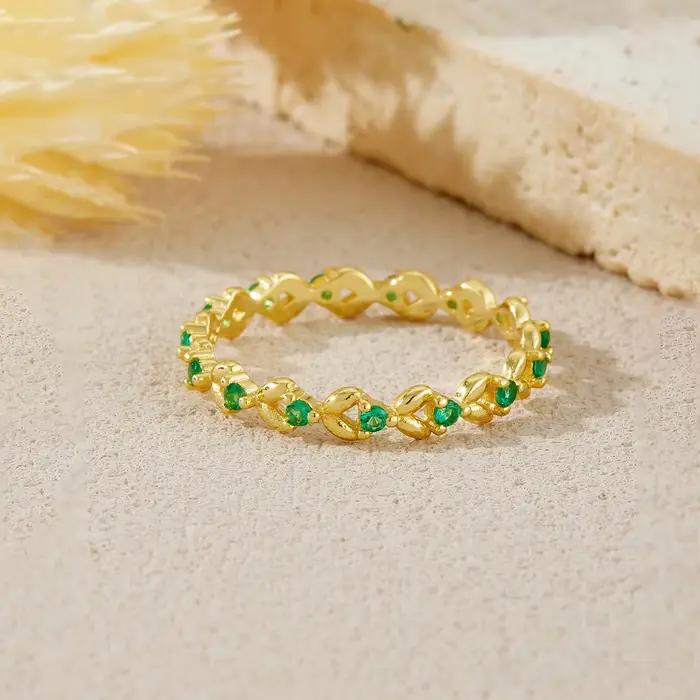 ANDYWEN Bague ajourée en argent 925