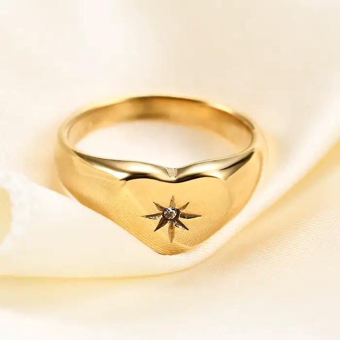 VQYSKO – bague étoile à huit branches