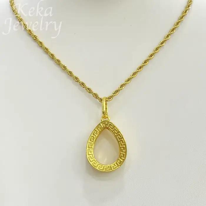 Ensembles de bijoux dorés de dubaï pour femmes