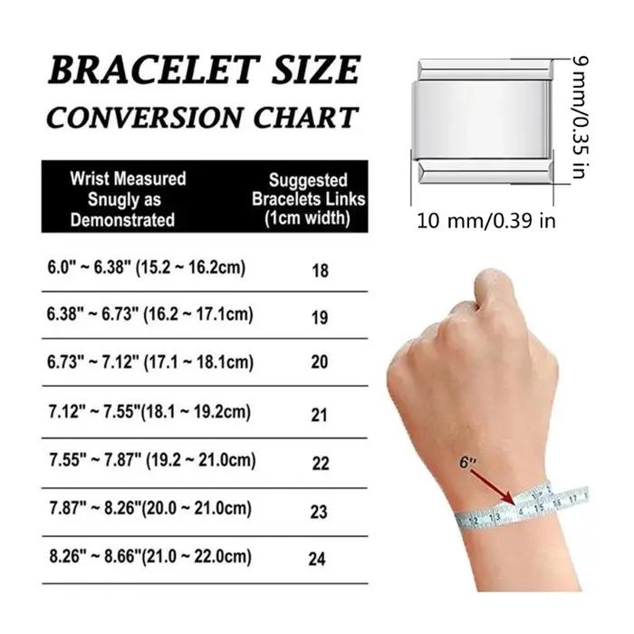 Bracelet à breloques italiennes