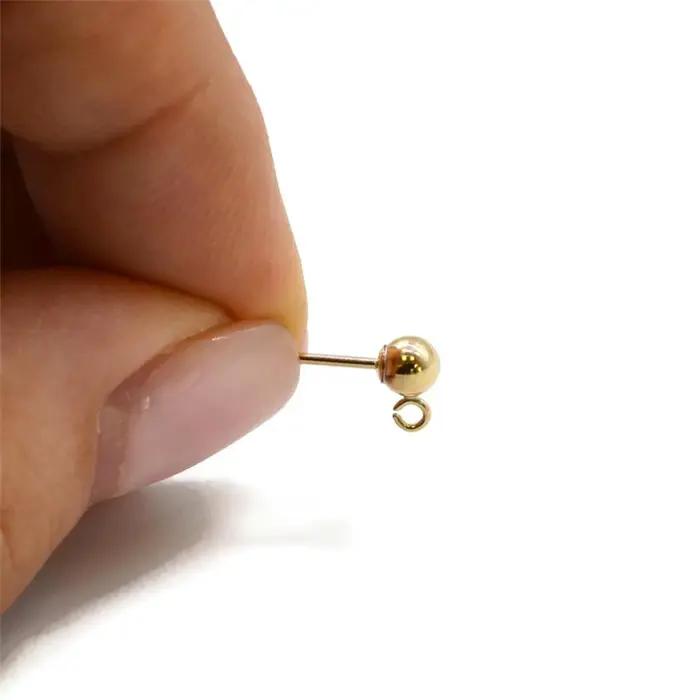 Boucles d'oreilles en or véritable 14 carats