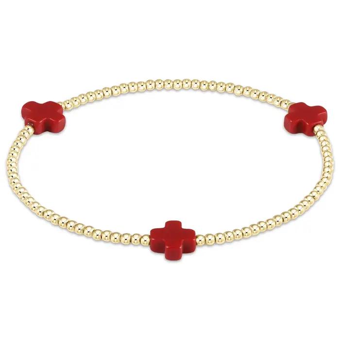 CCGOOD Bracelet croisé pour femmes Pulseras de luxe 3mm 18K plaqué or perles Bracelets empilables Boho bijoux d'été