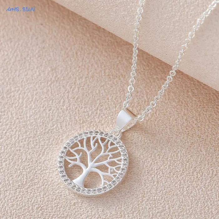 MHS.SUN – colliers avec pendentif arbre de vie en Zircon incrusté