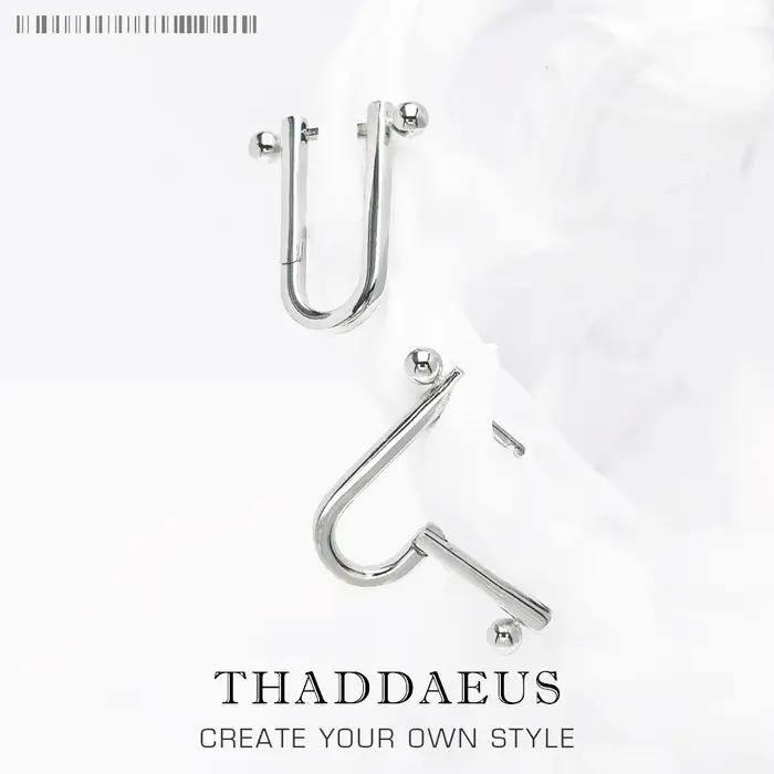 Boucle d'oreille boule en argent Sterling 925 pur, bijoux fins européens pour femmes et hommes, cade