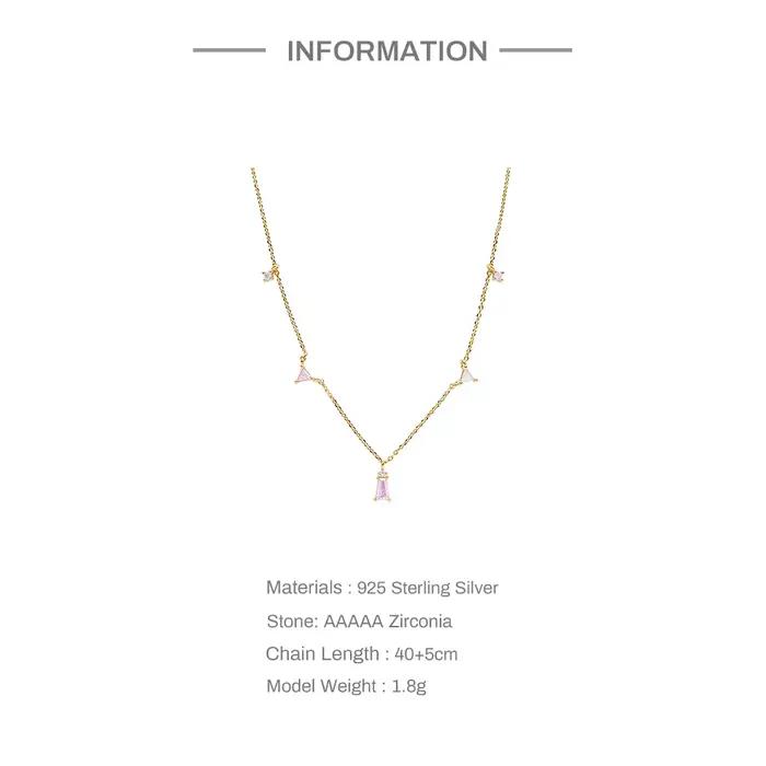 ROXI – collier en diamant violet en argent Sterling 925