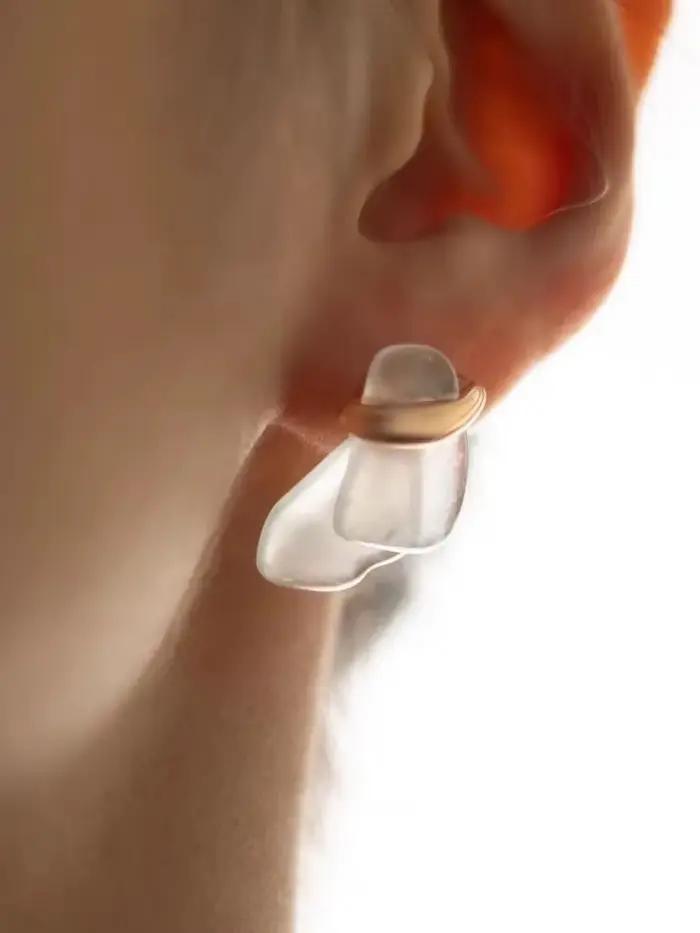 Boucles d'oreilles en Jade Hetian naturel pour femmes, bijoux de luxe haut de gamme, Boutique de per