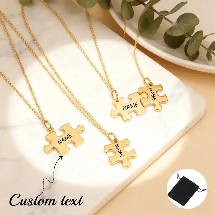 Collier de famille en acier inoxydable