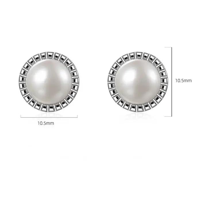 Andara – boucles d'oreilles rondes en argent Sterling 925 pour femmes