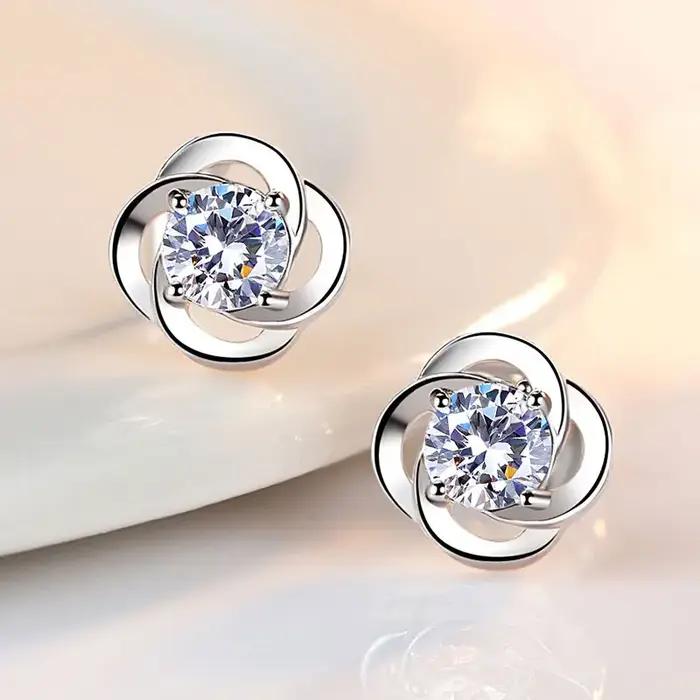 Boucles d'oreilles en argent Sterling 925 pour femmes