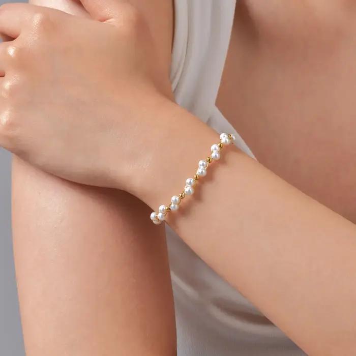 Everver-Bracelets à breloques JOFlower en acier inoxydable