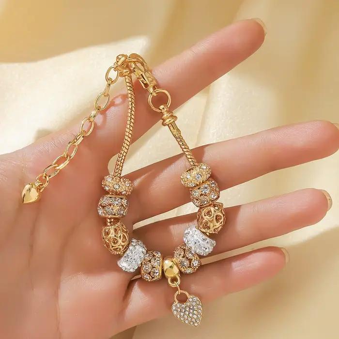 1 Bracelet d'amour Panjiadorado Element pour femmes, adapté aux rendez-vous, aux banquets de voyage, aux fêtes, aux festivals, aux cadeaux de mode