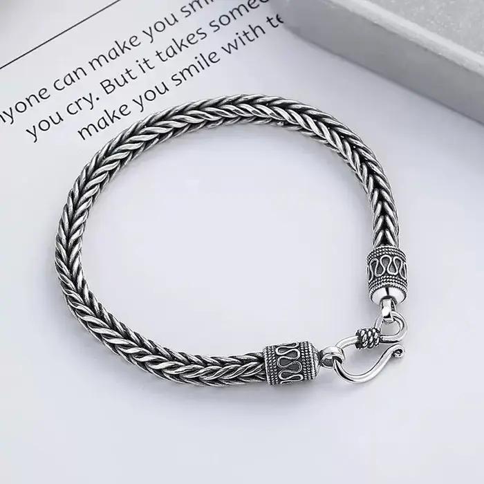 Bracelet pour homme en argent sterling 925