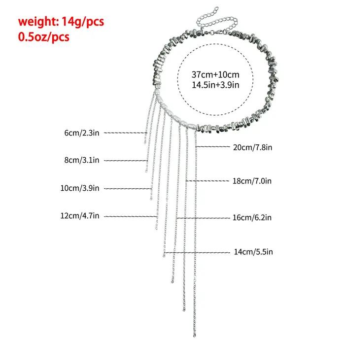 Collier ras du cou en Imitation de perles pour femmes