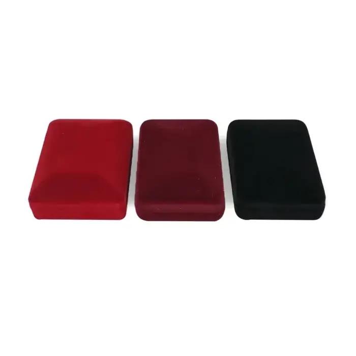 Boîte à bijoux en velours blanche bleue rouge pour rangement organisation cadeau d'anniversaire demande en mariage trésors personnels