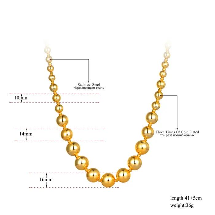 Lokaer-Collier Rond en Acier Inoxydable Fait à la Main pour Femme et Fille