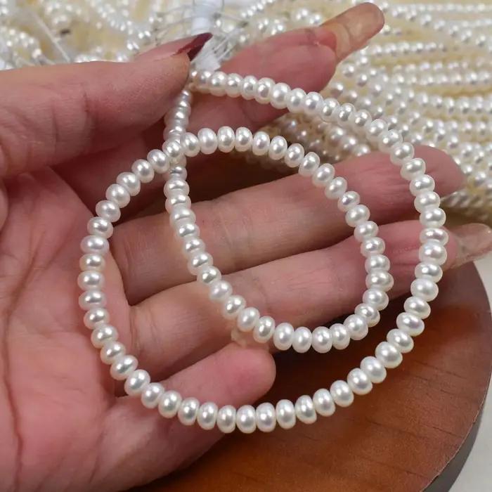 Perles Nugget d'eau douce bouton naturelles pour bijoux personnalisés colliers bracelets boucles d'oreilles occasions spéciales fabrication artisanale