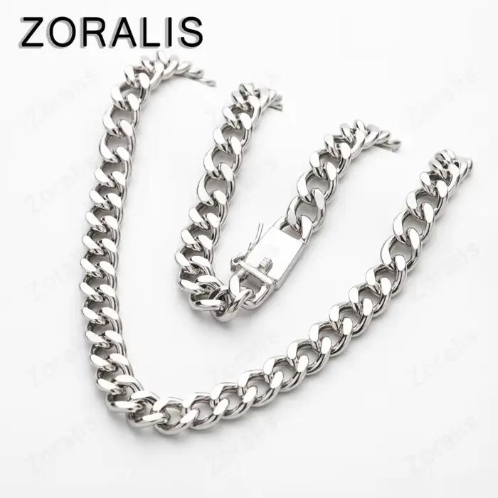 Collier en or 18 carats, 10MM, 20/22/24 pouces, exquis, noble, magnifique, à la mode, pour hommes et