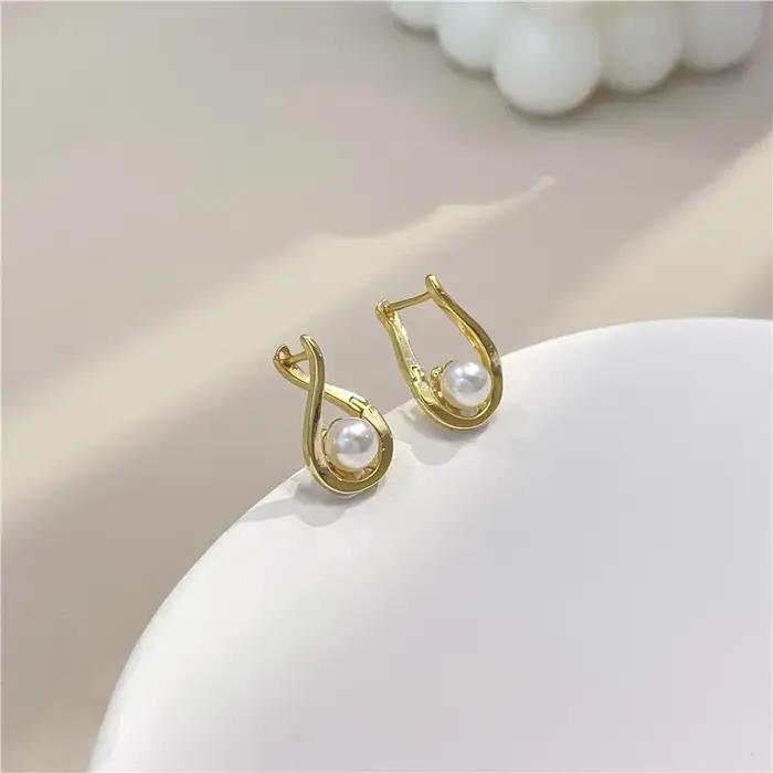 Boucles d'oreilles en argent regardé 925 pour femme