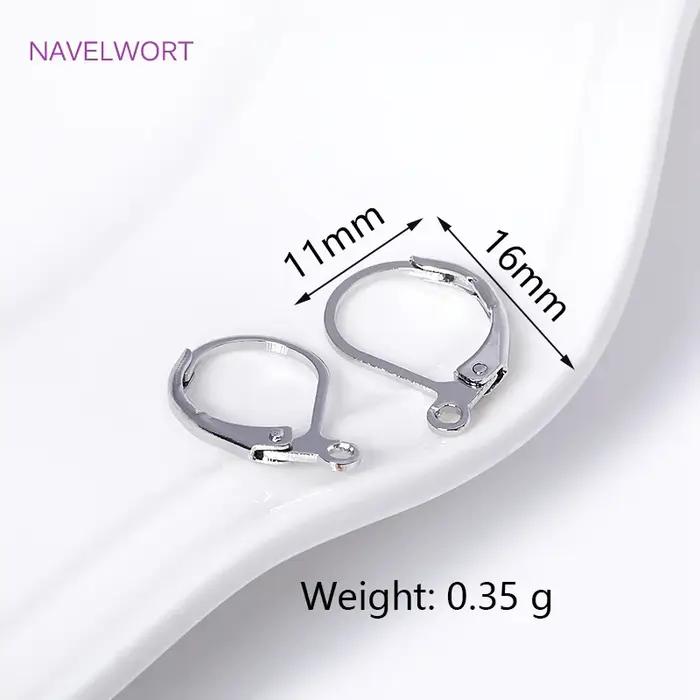 Boucles d'oreilles françaises à levier arrière plaquées or 18 carats pour bijoux personnalisés en argent sterling à offrir pour femmes occassions spéciales