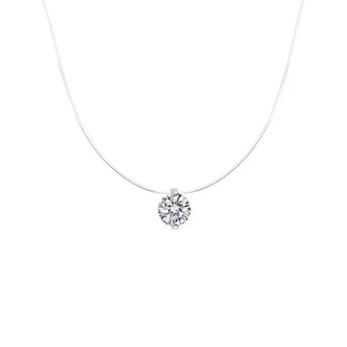 Collier pendentif larmes de sirène en zirconium pour femme élégant et tracker d'humeur cadeau occasion spéciale
