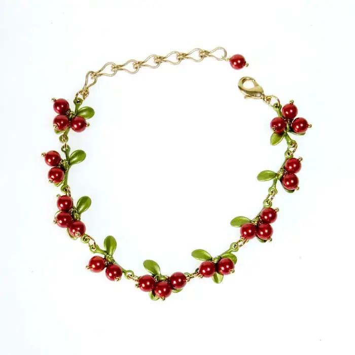 Bracelet de perles tissées à la main de Style français rétro pour femmes, avec Motif plante de canne