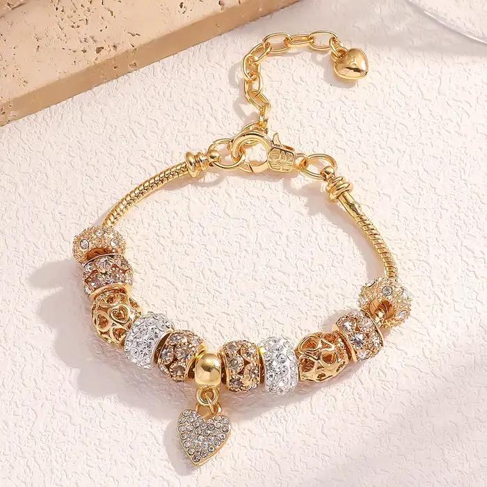 1 Bracelet d'amour Panjiadorado Element pour femmes, adapté aux rendez-vous, aux banquets de voyage, aux fêtes, aux festivals, aux cadeaux de mode