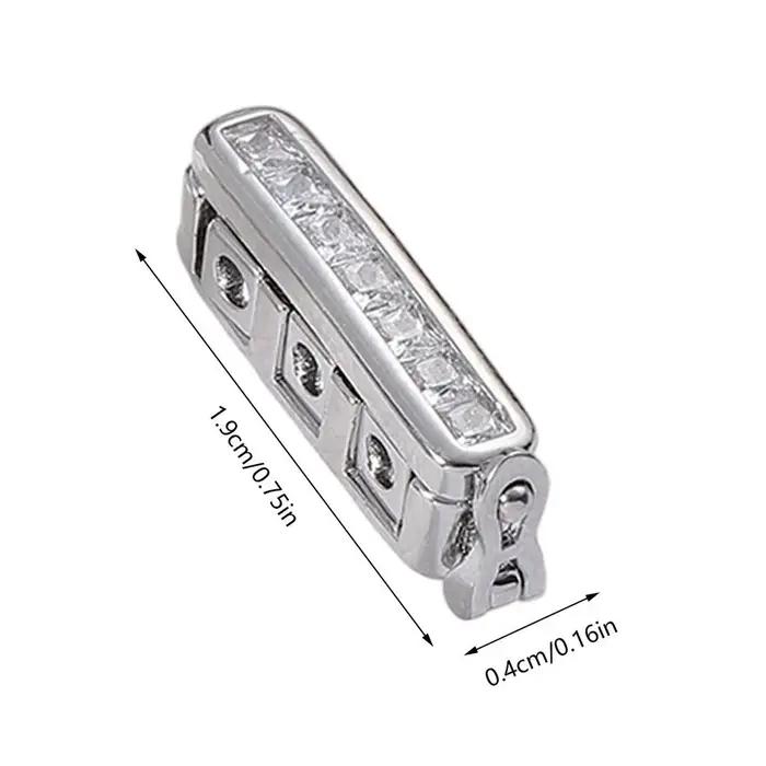 Attache de raccourcissement de collier en métal, ajusteur de fermoir pour bracelet, idéal pour les v