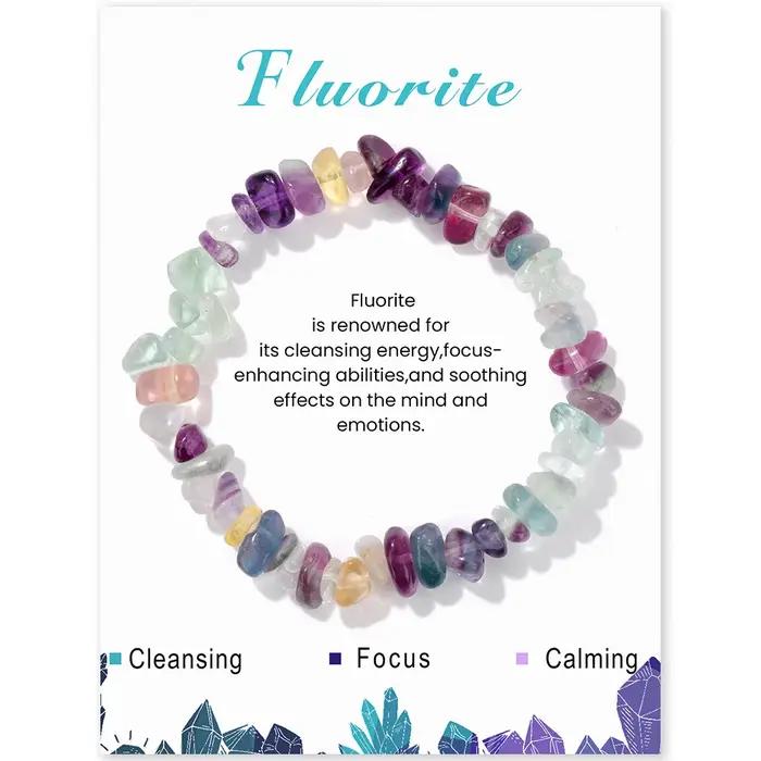 Bracelet artificiel astique en Pierre Naturelle pour Homme et Femme