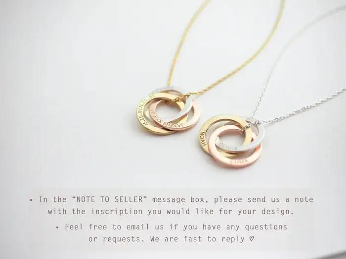 Collier à Maillons Personnalisés avec Nom de l'Enfant