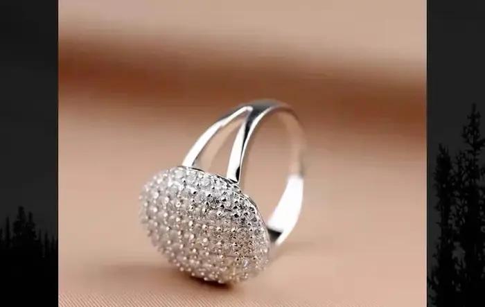 Authentique S925 en argent sterling serti de diamant Twilight Breaking Dawn Bella bague de fiançailles bijoux de mode cadeau