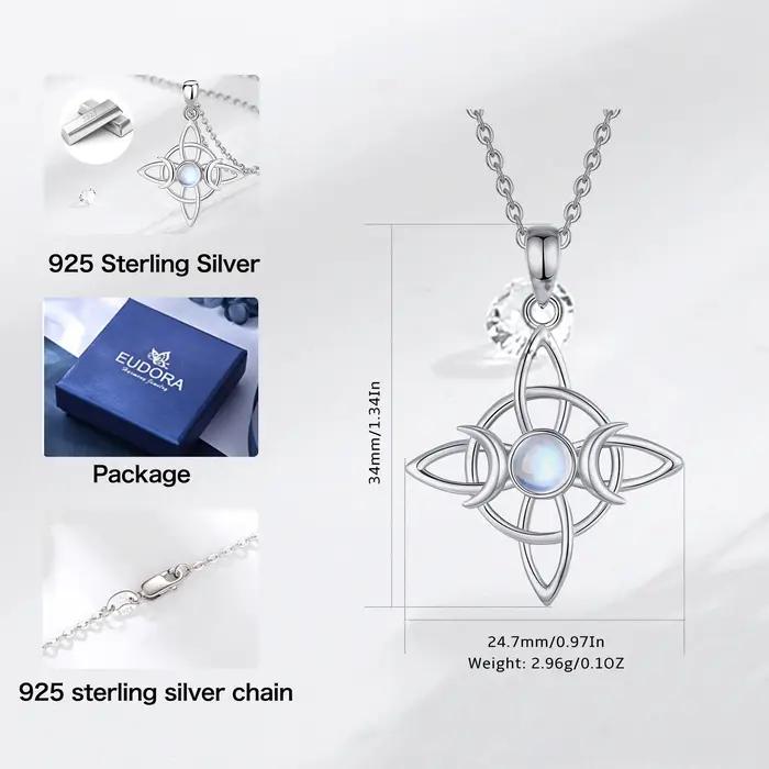 Collier Eudora Nudo de Bruja en argent 925