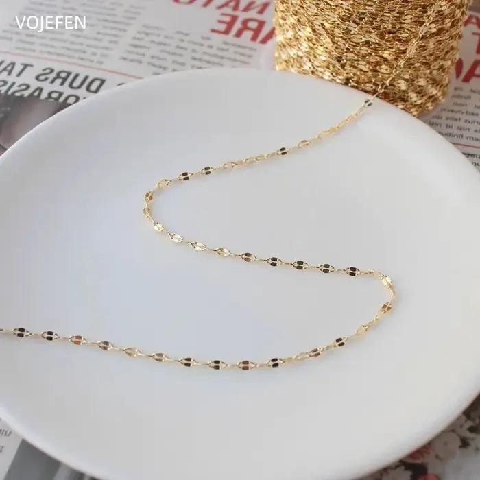 Collier en or massif 14K VoJefen style squelette pour femmes occasions spéciales avec certificat GDTC inclus elegance soirée bijou doré fin raffiné