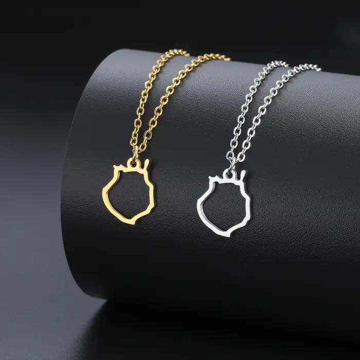 Collier pendentif Gran Canaria en acier inoxydable