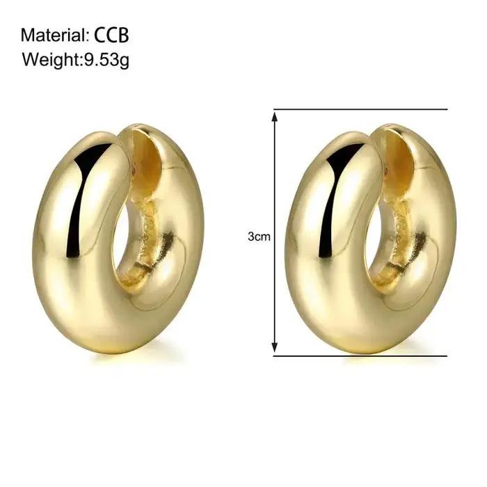 Boucles d'oreilles gothiques non percées pour femmes et hommes